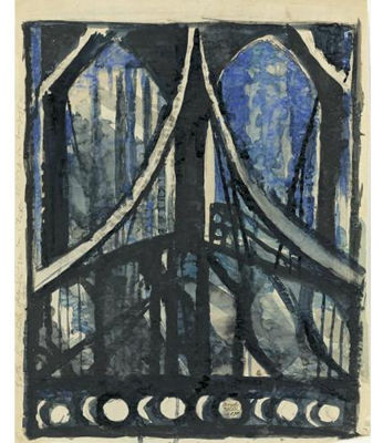 Study of the Brooklyn Bridge