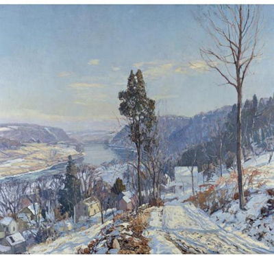 Road to the River by Edward Willis Redfield - Auction record, sale price, and art valuation. Compare with similar artists and explore comparable artworks.