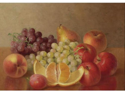 Mixed Fruit with Open Orange by Bryant Chapin - Auction record, sale price, and art valuation. Compare with similar artists and explore comparable artworks.