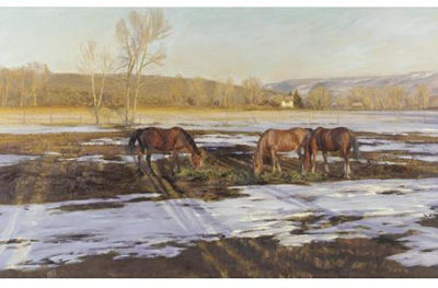 Almost Sundown by Valoy Eaton - Auction record, sale price, and art valuation. Compare with similar artists and explore comparable artworks.