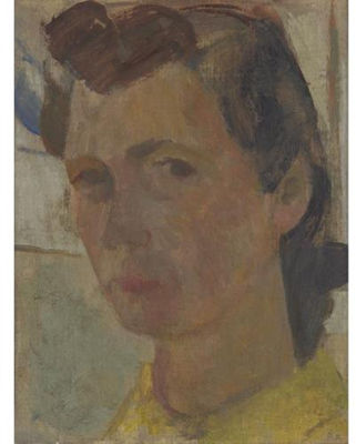 Portrait of Perle Fine: Self-portrait