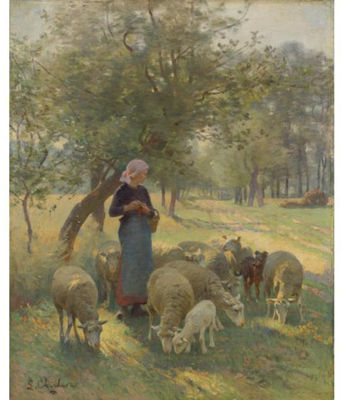 THE GENTLE SHEPHERDESS