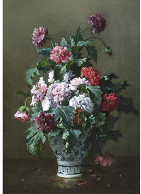VASE OF PEONIES by Eugène Claude - Auction record, sale price, and art valuation. Compare with similar artists and explore comparable artworks.