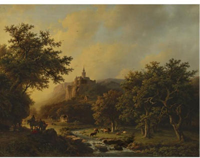 LANDSCAPE WITH CASTLE