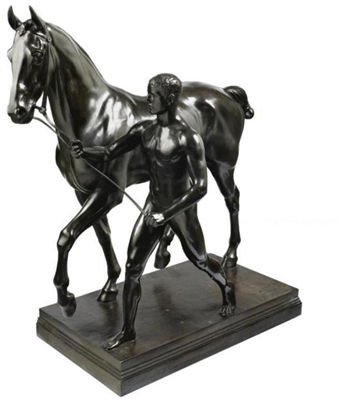 DER ROSSELENKER by Louis Tuaillon - Auction record, sale price, and art valuation. Compare with similar artists and explore comparable artworks.