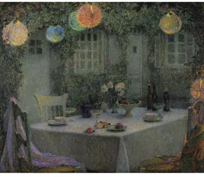 LA TABLE AUX LANTERNES, GERBEROY