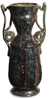 Two-Handled Vase by George Ohr - Auction record, sale price, and art valuation. Compare with similar artists and explore comparable artworks.