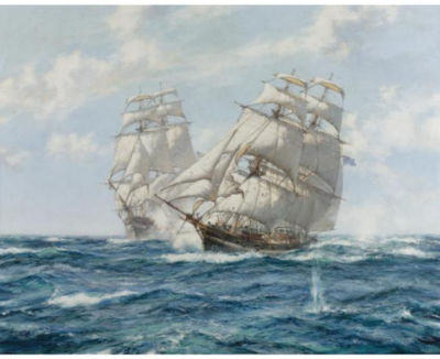 THE FIGHT BETWEEN GRAND TURK AND HINCHINBROOK