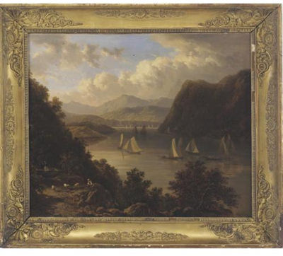 View of the Hudson River Seen from Highland West by Victor De Grailly - Auction record, sale price, and art valuation. Compare with similar artists and explore comparable artworks.