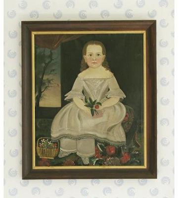 Sample artwork by Sturtevant J Hamblen (1817 - 1884), known for naive portrait, child figure painting - View similar artists and auction records