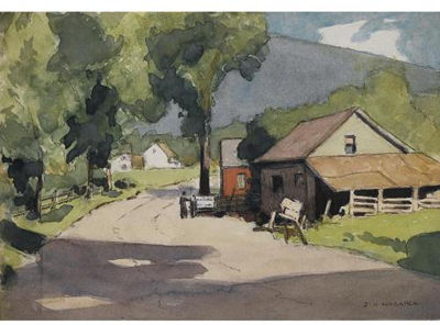 Country Road by Joseph Wheater - Auction record, sale price, and art valuation. Compare with similar artists and explore comparable artworks.