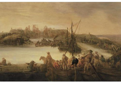 Soldiers Repairing Fortifications