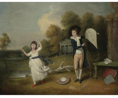 Portrait of Henry Frederick Bouverie and his sister