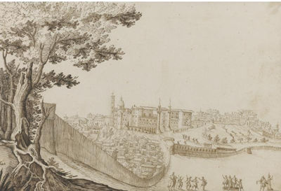 View of Urbino From the Cole Delle Vigne with the Palazzo Ducale by Remigio Cantagallina - Auction record, sale price, and art valuation. Compare with similar artists and explore comparable artworks.
