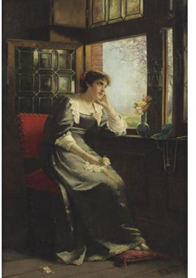 Lost in Thought by Ernst Anders - Auction record, sale price, and art valuation. Compare with similar artists and explore comparable artworks.