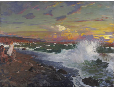 Sample artwork by Grigory Mikhailovich Bobrovsky (1873 - 1942), known for painting - View similar artists and auction records