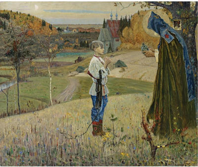 VISION OF ST. SERGIUS, WHEN A CHILD
