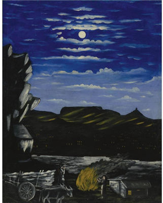 ARSENAL HILL AT NIGHT by Niko Pirosmani - Auction record, sale price, and art valuation. Compare with similar artists and explore comparable artworks.