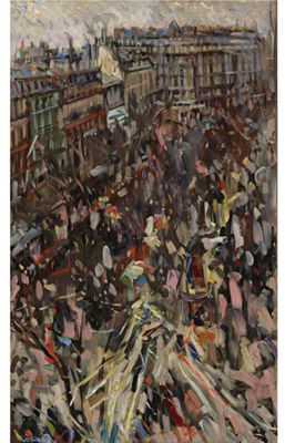 Sample artwork by Nicholai Alexandrovich Tarkhov (1871 - 1930), known for landscape, cityscape, genre - View similar artists and auction records