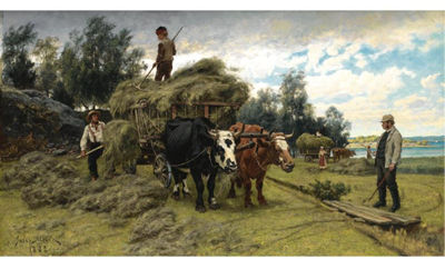 Sample artwork by Jakob Silven (1851 - 1924), known for painting - View similar artists and auction records