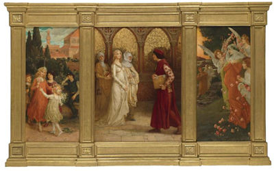 Sample artwork by Elisabeth Sonrel (1874 - 1953), known for art nouveau style portrait, figure, landscape painting, illustration - View similar artists and auction records