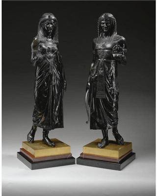 THE QUEEN'S OFFERING; THE PHARAOH'S GIFT (2) by Emile Louis Picault - Auction record, sale price, and art valuation. Compare with similar artists and explore comparable artworks.