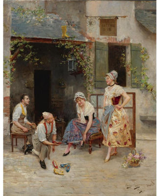 LA BOTTINE D'OR by Mariano Alonso Perez Y Villagrossa - Auction record, sale price, and art valuation. Compare with similar artists and explore comparable artworks.