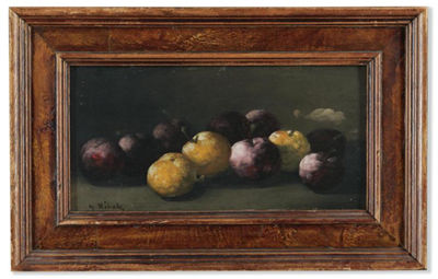STILL LIFE OF PLUMS