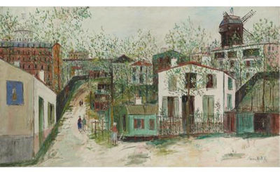 LE MAQUIS DE MONTMARTRE by Maurice (Valadon) Utrillo - Auction record, sale price, and art valuation. Compare with similar artists and explore comparable artworks.