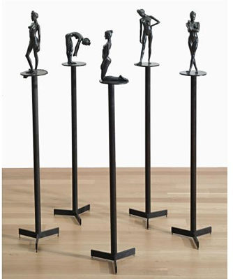 THE FRIEZE: FIGURES I-A, I-E, I-F, II-D, III-D (5 parts)
