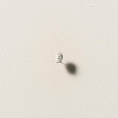 Portrait of Tom Friedman: UNTITLED (A SELF PORTRAIT CARVED FROM ASPIRIN)