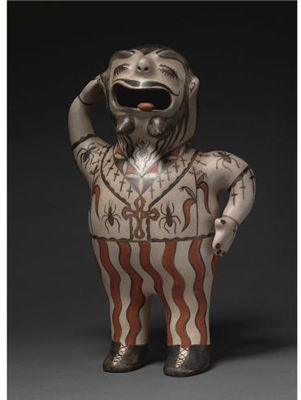 Sample artwork by Virgil Ortiz (Born 1969), known for clay and ceramic figures and vessels, textile designs - View similar artists and auction records