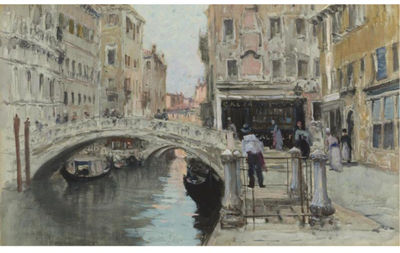 Scene in Venice