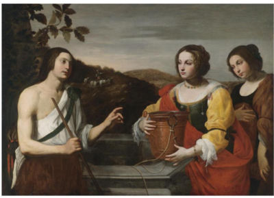 MOSES AND ZIPPORAH AT THE WELL by Francesco Pacecco De Rosa - Auction record, sale price, and art valuation. Compare with similar artists and explore comparable artworks.