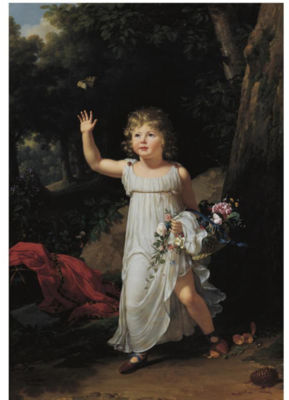 PORTRAIT OF EDGAR CLARKE, FULL-LENGTH, IN A FOREST