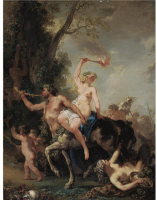 Sample artwork by Jacques Philippe Caresme (1734 - 1796), known for gallant mythology and pagan scenes in a colorful and whimsical style. - View similar artists and auction records