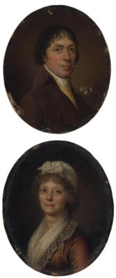 SELF PORTRAIT AND PORTRAIT OF THE ARTIST'S WIFE (2)