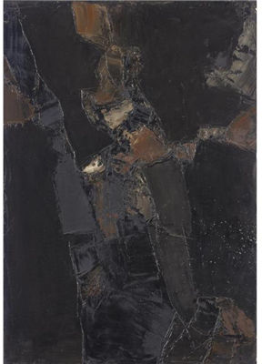 Black and Brown Abstract