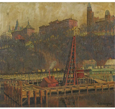 A View of Harlem by Aaron Douglas - Auction record, sale price, and art valuation. Compare with similar artists and explore comparable artworks.