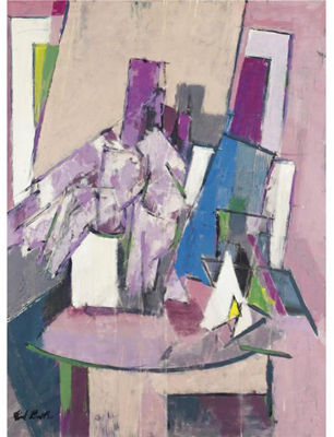 Lilacs by Karl Knaths - Auction record, sale price, and art valuation. Compare with similar artists and explore comparable artworks.