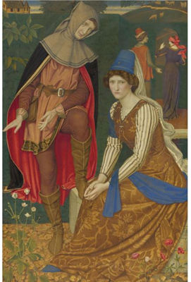 Sample artwork by Joseph Edward Southall (1861 - 1944), known for portraits, landscapes, british arts and crafts painting - View similar artists and auction records
