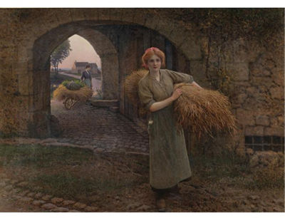 CARRYING THE SHEAVES by Camille Bellanger - Auction record, sale price, and art valuation. Compare with similar artists and explore comparable artworks.