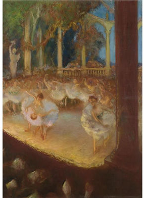 Ballerinas in the Theatre-Le Ballet