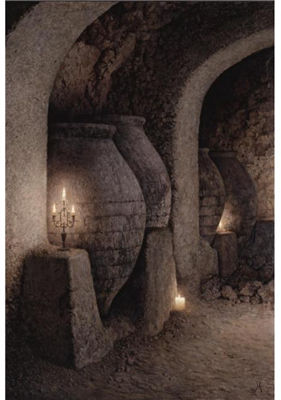 INTERIOR CON TINAJAS II