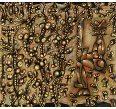 WAR-HERO by Carlos Luna - Auction record, sale price, and art valuation. Compare with similar artists and explore comparable artworks.