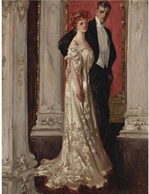 Sample artwork by Albert Beck Wenzell (1864 - 1917), known for illustration-female figure, landscape - View similar artists and auction records
