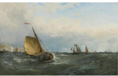 DUTCH BOATS OFF DOVER