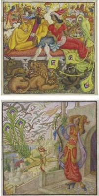 Sample artwork by Zeev Raban (1890 - 1970), known for art nouveau religious theme and whimsical painting - View similar artists and auction records