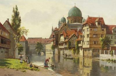 Sample artwork by August Fischer (1854 - 1921), known for painting - View similar artists and auction records