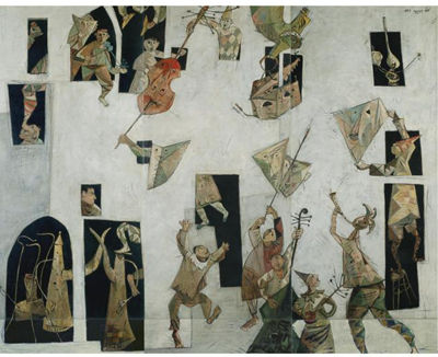 KASSIT WALL by Yosl (Yosel) Bergner - Auction record, sale price, and art valuation. Compare with similar artists and explore comparable artworks.